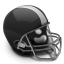 Football Helmet Grey Icon